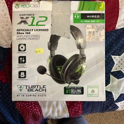 Turtle Beach Head Phones For Xbox 360