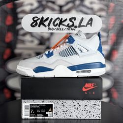 Jordan 4 Retro “Military Blue” Size 7y