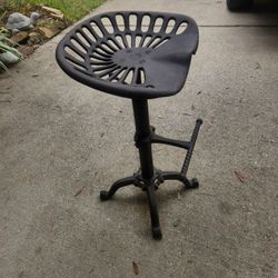 Rustic Tractor Seat Bar Stools
