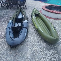 2 Inflatable Kayaks 