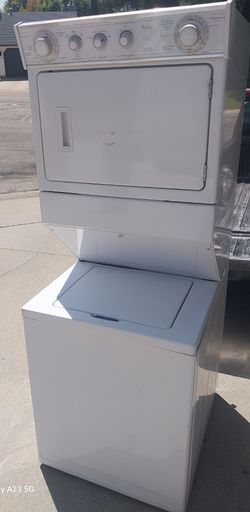 LIKE NEW! WHIRLPOOL STACKABLE Washer and Dryer Combo, Delivery Install