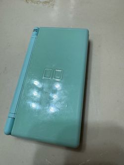 Nintendo DS Lite Ice Blue w/ OEM Charger & Matching Stylus – Tested Working