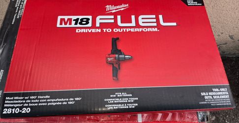 Milwaukee
M18 FUEL 18V Lithium-Ion Brushless Cordless 1/2 in. Mud Mixer (Tool-Only)