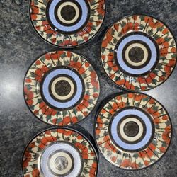 Satsuma Ware 7 3/8" Plate (FIVE AVAILABLE)