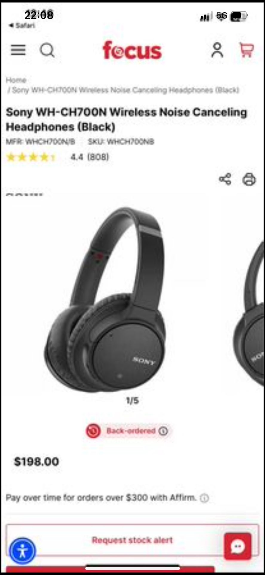 sony head phone with case and scale of weight digital