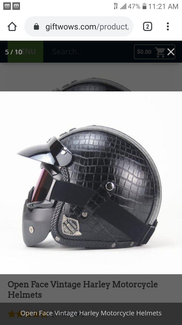 Original Harley Davidson Helmet