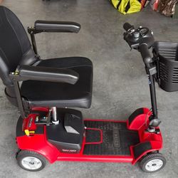 Pride Red Jazzy Go Go 4 Wheel Scooter Used