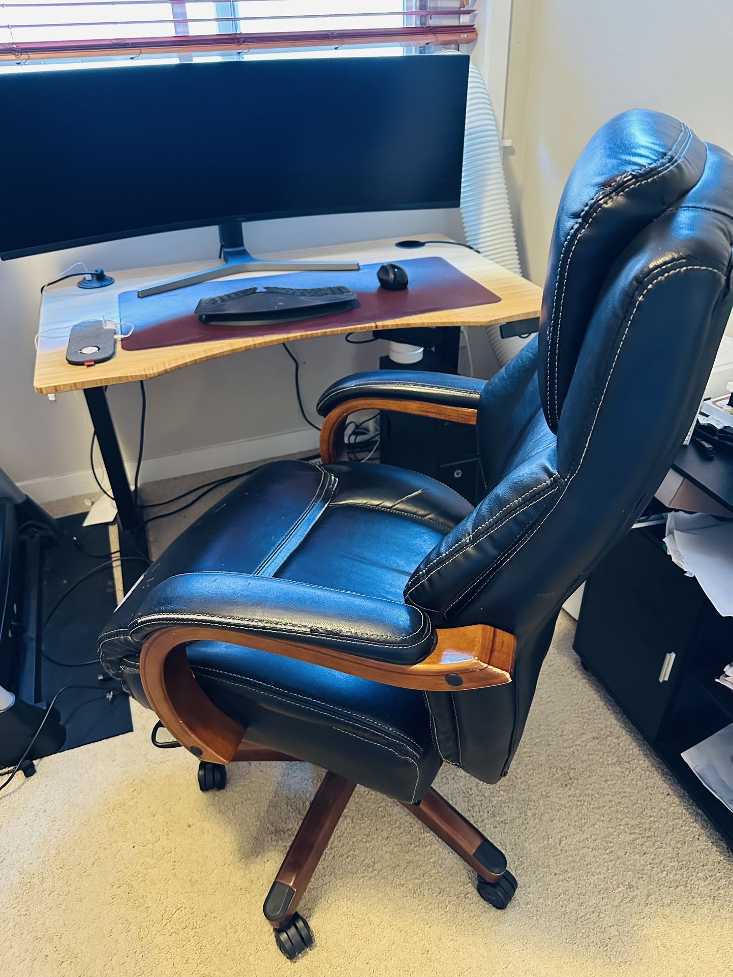 Adjustable Office Desk And Chair