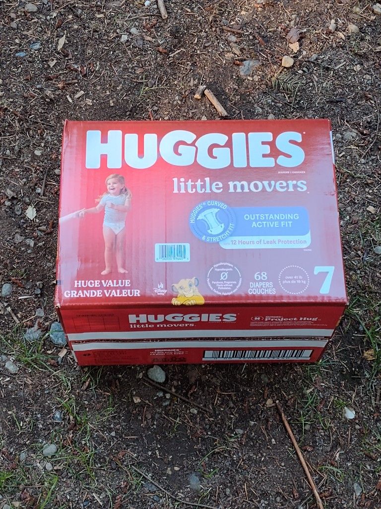 Huggies Size 7 Diaper Count 68
