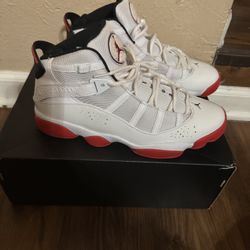 jordan 6 rings white university 