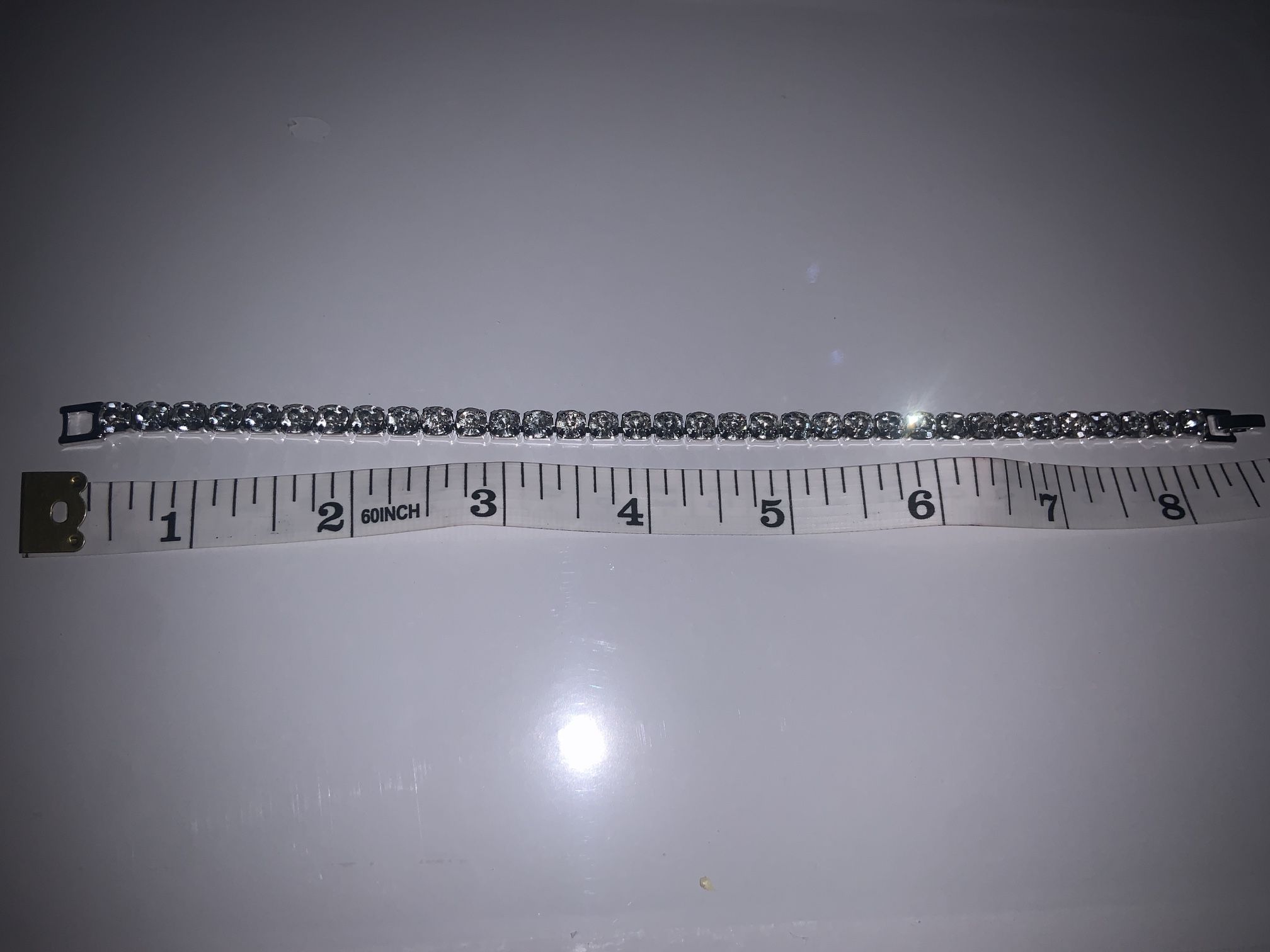 Mossanite Tennis Bracelet ( 8.5in )