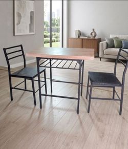 3-Piece Dining Table and Chair Set