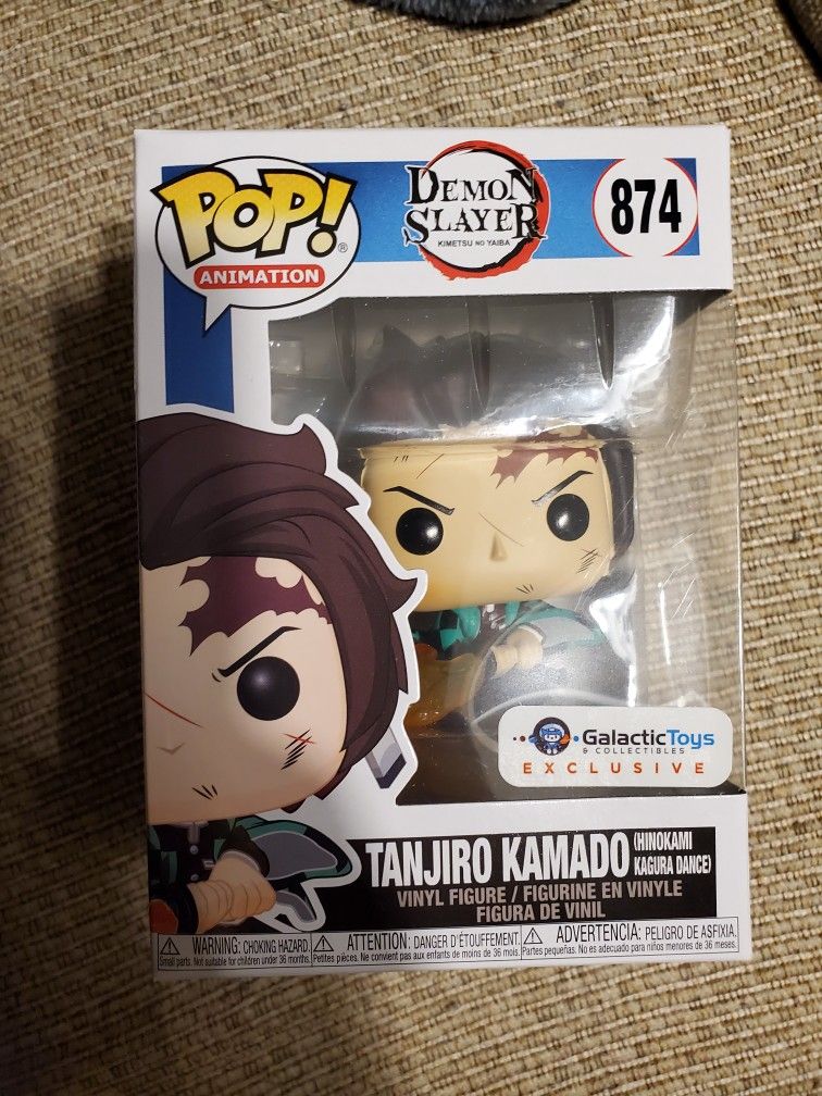 Demon Slayer Tanjiro Kamado Funko Pop Galactic Toys Exclusive 