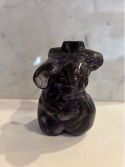 Root Fluorite Goddess Figurine Bust