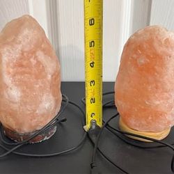 Salt Lamp with USB Connection one white light one color changing $5 each