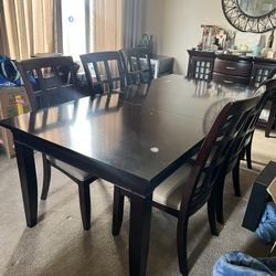 Dining Room Table And Sideboard