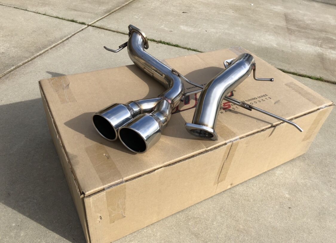 Section 1 TSUDO CATBACK EXHAUST SYSTEM FOR 13 - 17 FORD FOCUS ST 2.0L TURBO 3" POLISH TIP 2013 2014 2015 2016 2017 2018 2019 13 14 15 16 17 18 19