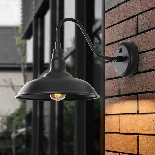 ♡ Farm House 14-inch Gooseneck Barn Light New♡
