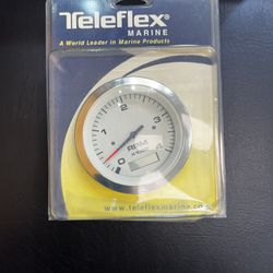 Teleflex" 4K RPM Tachometer With Hour Meter Diesel Alternator 65671P