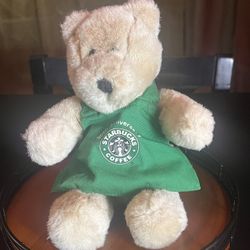 STARBUCKS 30th Anniversary Coffee Bearista Beannie Plush Bear 