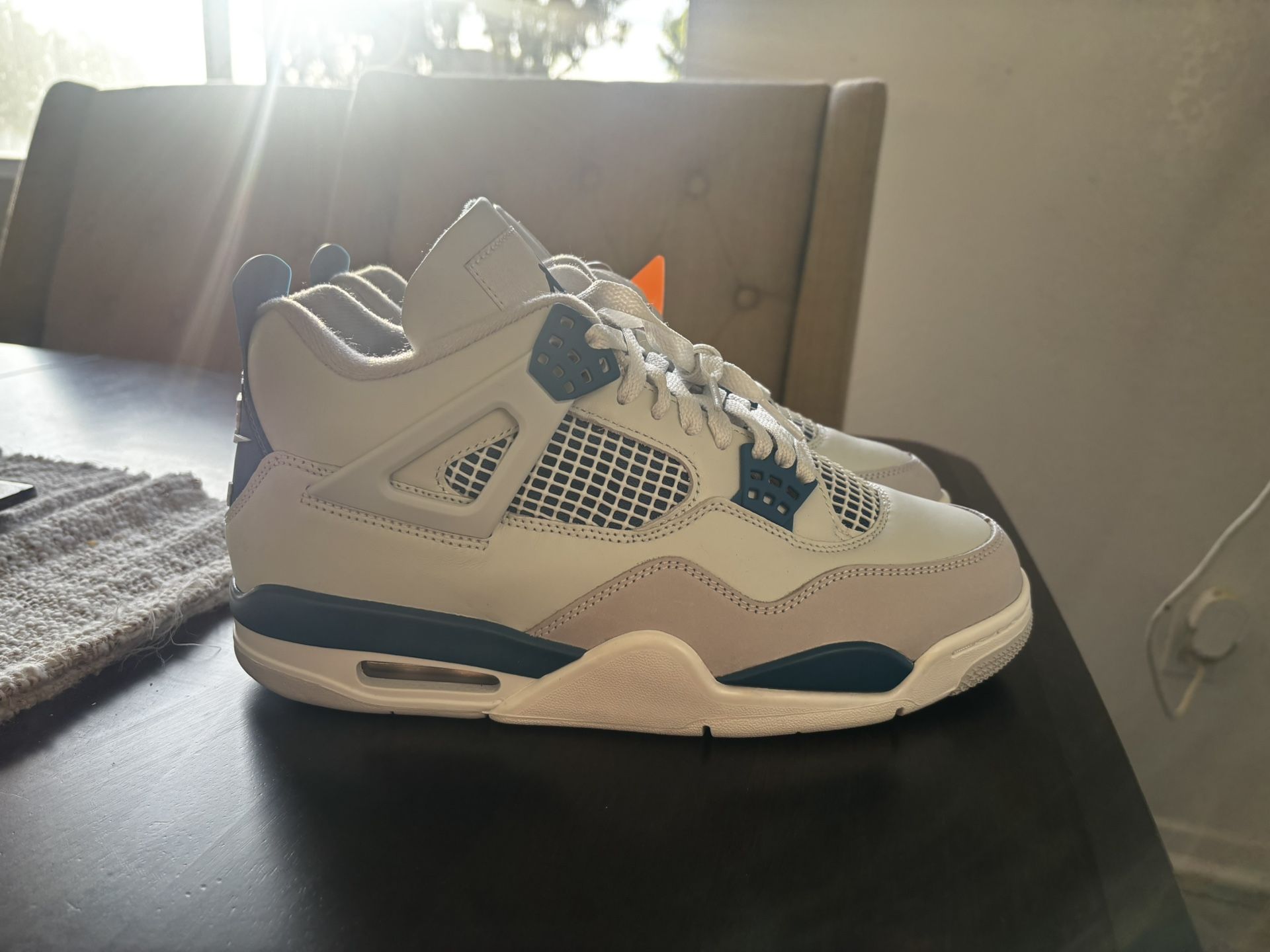 military blue jordan 4s