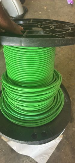 Green Electrical Wire Spool