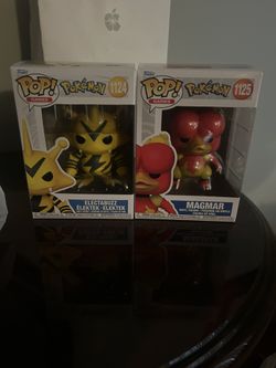 Funko Pops Pokemon (Magmar & Electabuzz)