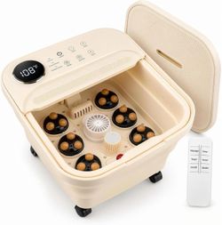 Foot Spa Bath Massager, White