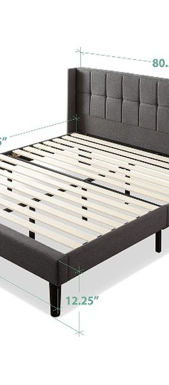 King Upholstered bed Frame.. Brand New.. Can Deliver