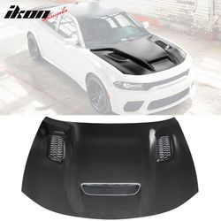 Fits 2015-2023 Dodge Charger Aluminum Black SRT Hellcat Redeye Widebody Style Hoo