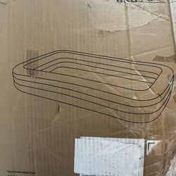 New!! X Large Inflatable Pool for Adults, 180"x76"x22" Oversized Thickened Swimming Pool w/ air pump