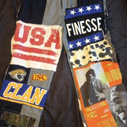 Holyland patchwork pants 