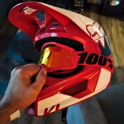 Brand New Never Used Fox Helmet And Goggles 
