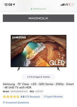 75 Qled Samsung Q60R