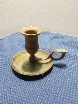 Vintage Rostand Chamber Stick Candleholder