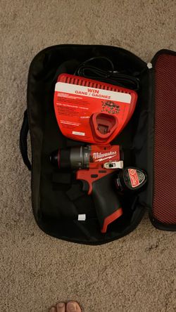 New Web Milwaukee Drill With New Battery New Charger