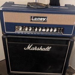 Laney L50H Lionheart 50-watt Amp with Marshall 2X12 Cab