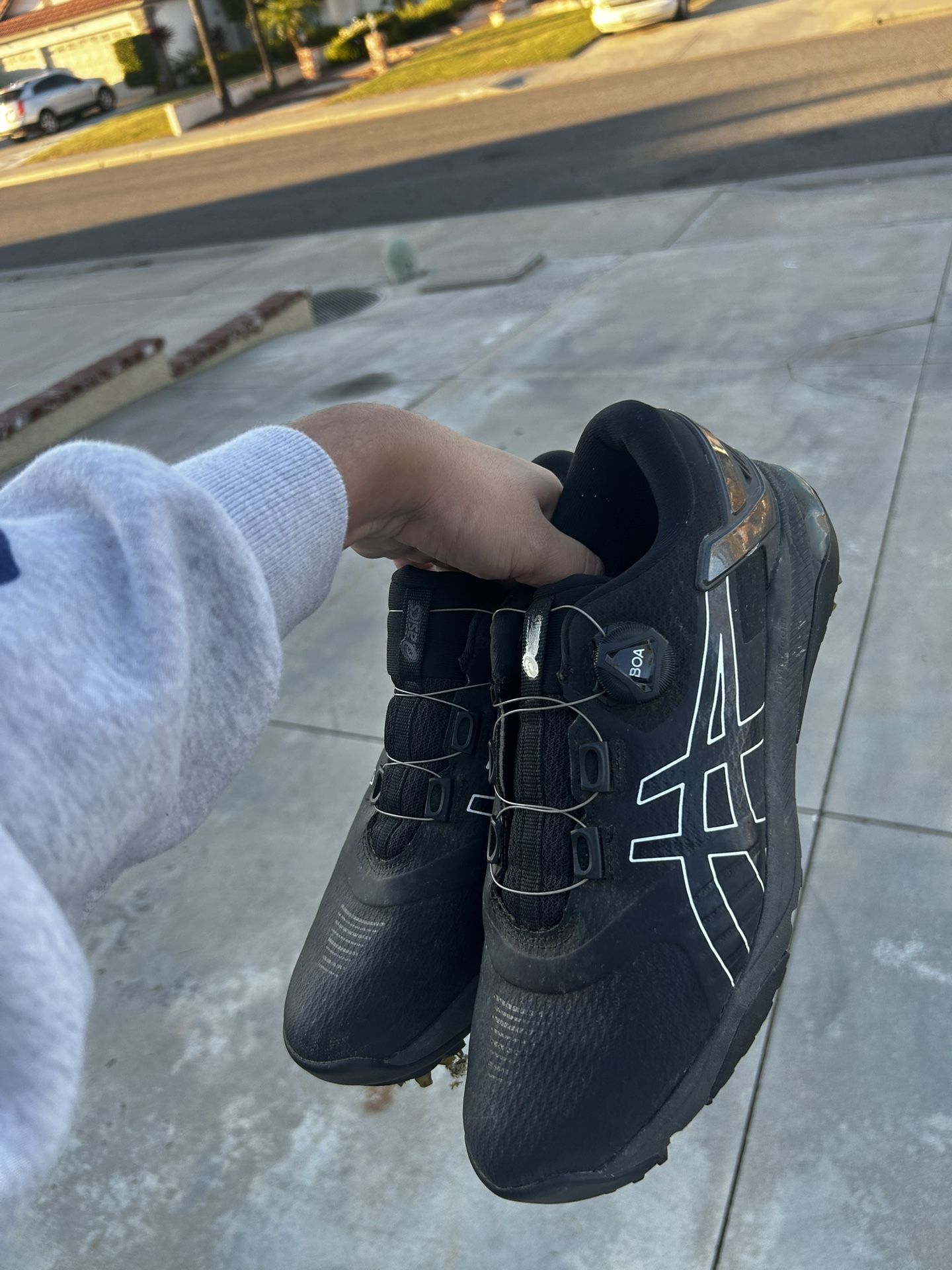 ASIC BOA golf shoes size 9