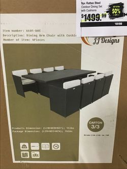 9pc Outdoor Dining Set