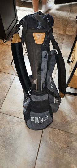 Ping 4 Way Stand Carry Stand Golf Bag Black and Grey