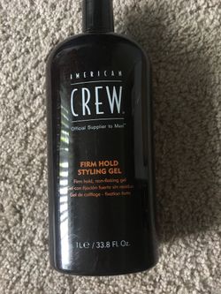 American crew firm hold styling gel 33.8 Fl.oz.