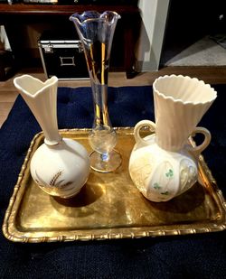 Vintage Belleek Irish Porcelain Set