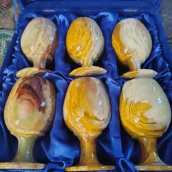 Onyx Marble Wine Set Of 6