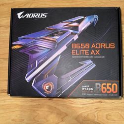 GIGABYTE B650 AORUS ELITE AX AM5 LGA 1718 AMD B650 ATX Motherboard DDR5, M.2, PCIe 5.0 For $50