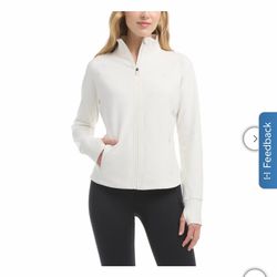 Jockey Women’s Active Jacket, cream color, xs size