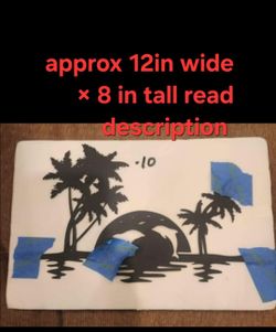 Dolphins Metal Art (Read Description)