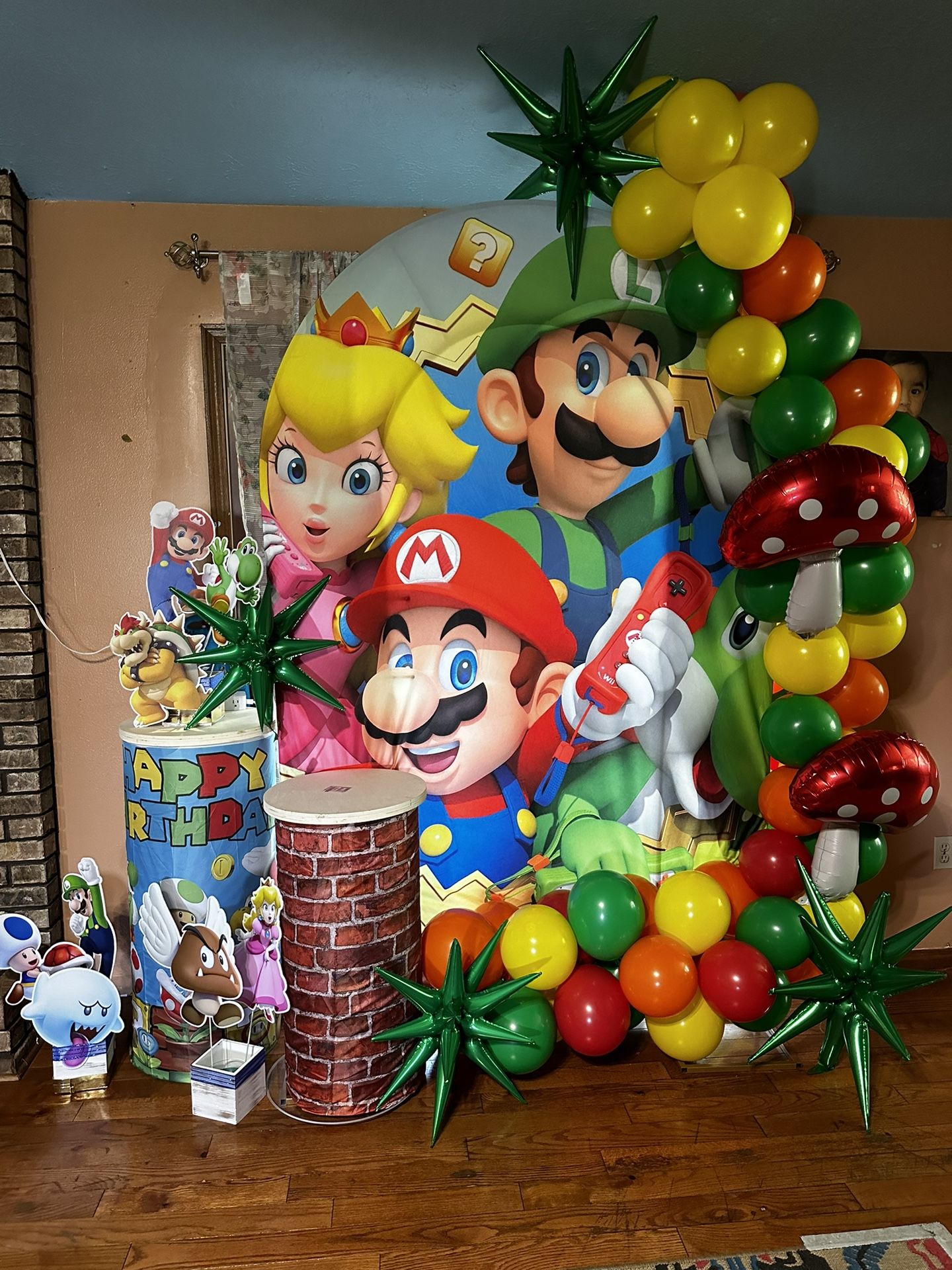 Súper Mario bros Backdrops