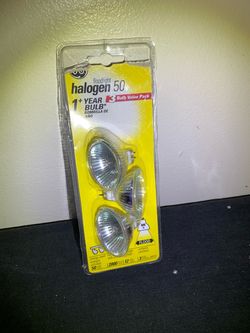 Halogen 50W Floodlight Bulbs 3-Pack MR16