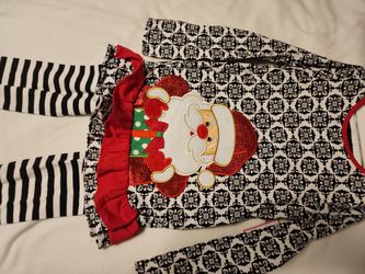 Two Piece Holiday Girls Outfit. Size 8