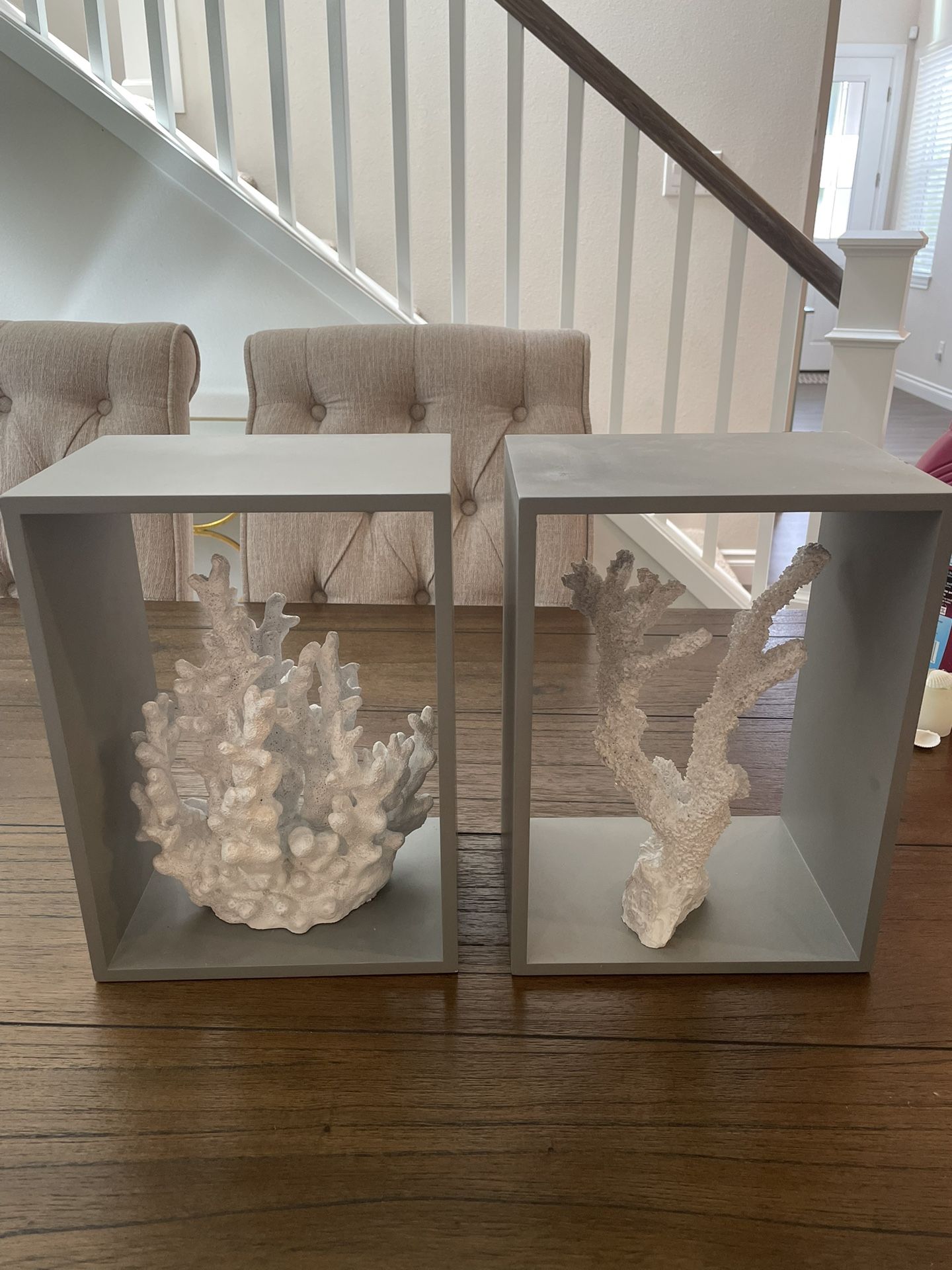 Decor Coral Art With 3D Frame